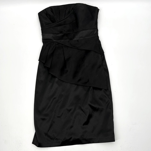 White House Black Market Black strapless dress size 00 - Picture 1 of 7